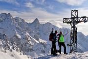 Invernale sui Monti Campione (2171 m) e Campioncino (2100 m) dai Campelli di Schilpario il 9 marzo 201  - FOTOGALLERY